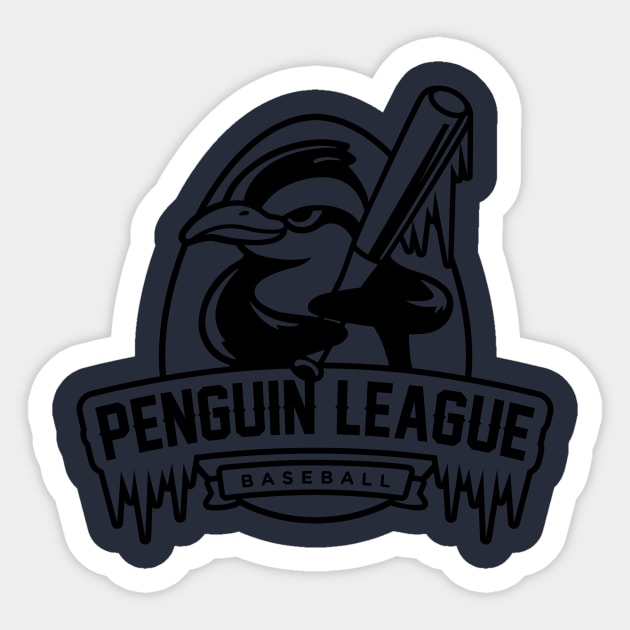 Penguin Baseball League Sticker by Hey Riddle Riddle
